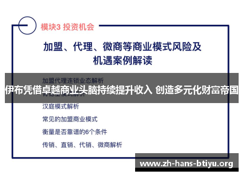 伊布凭借卓越商业头脑持续提升收入 创造多元化财富帝国 伊布凭借卓越商业头脑持续提升收入 创造多元化财富帝国